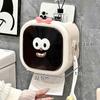 Ai Ge Cute Big Eyes & Bow Tie Wall-Mounted Tissue Box