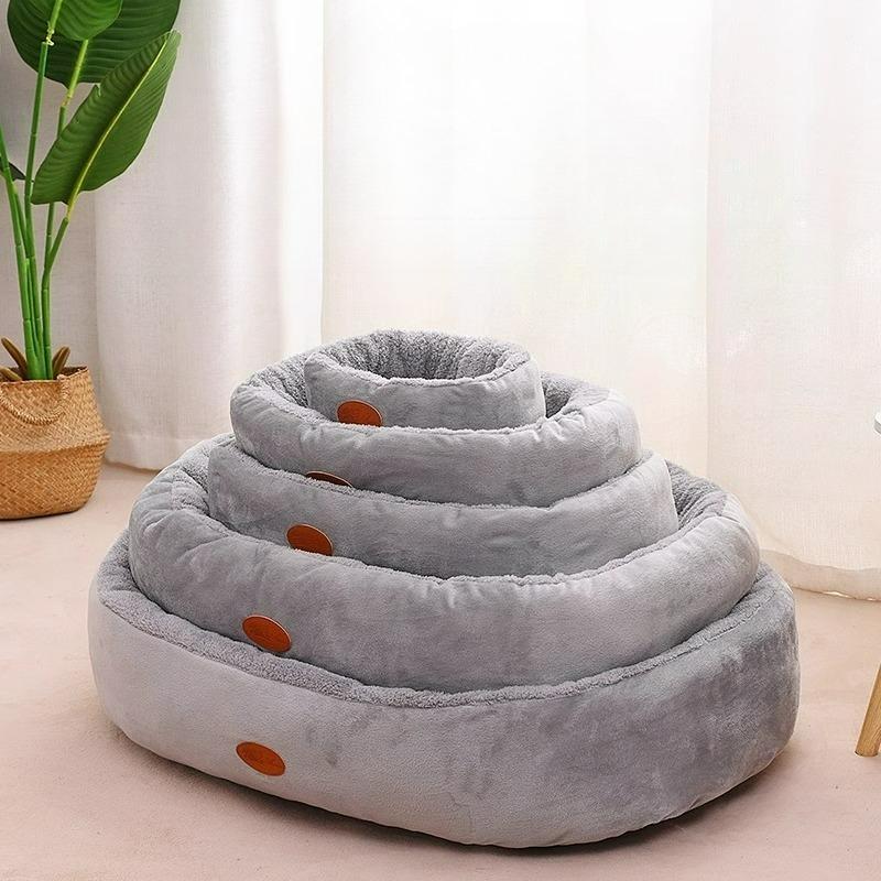 Cat Litter Four Seasons Universal Enclosed Large Oval Litter Thickened Winter Warmth Winter Small Dog Mat Kennel