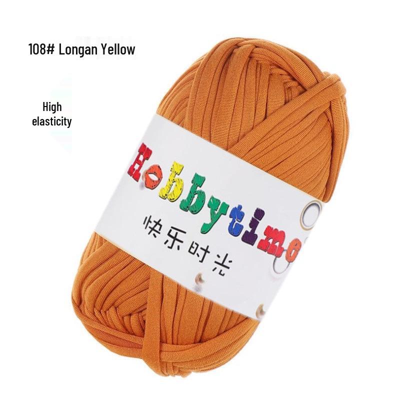 Cloth Strip Yarn DIY Crochet Kit: Handmade Bag, Knitting Material for Cushions, Carpets, and Dolls