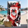 Roblox Bedrucktes Strandtuch Schnelltrocknend Weiches Handtuch Tragbare Große Rechteckige Stranddecke für Reisen Schwimmbad