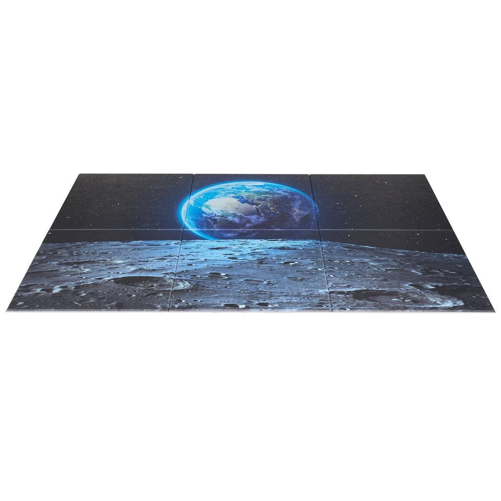 6 Pack Art Acoustic Panels 23.6 x 23.6 inch Self Adhesive for Home Earth
