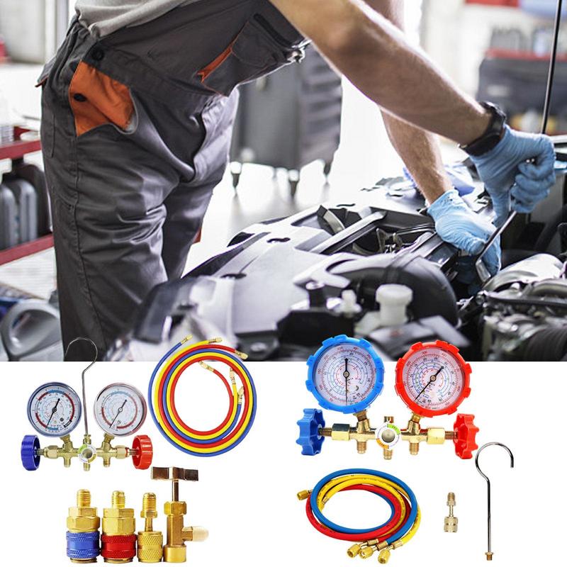 Manifold Gauge Set Professional AC Diagnostic Tool Portable Refrigerant Testing Device Air Conditioning Supplies For Home