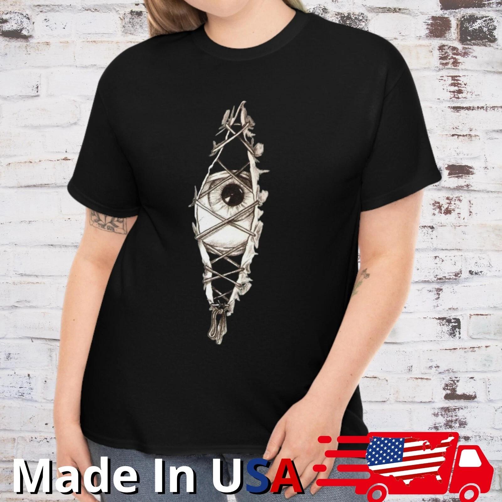 

Eye Horror T Shirt Japanese Anime Manga Funny Creepy Prank 2XL