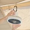 10000mAh Camping Fan Rechargeable Desktop Portable Circulator Wireless Ceiling Electric Fan with Power Bank LED Lighting