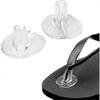 5 Paires Protège-orteils en Silicone Sandales Sandales Tongs Transparentes Coussinets pour Orteils