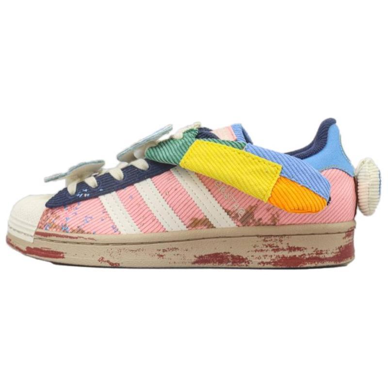 

Sean Wotherspoon X Melting Sadness x Adidas Originals SUPERSTAR Амортизирующие Низкие Кеды для Скейтбординга Унисекс Розовые Белые Кроссовки IH7626 35⅔