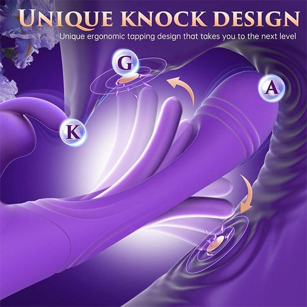 3 In 1 Thrusting Dildos Dildo Flapping Sex Toys Viberator Clitoral Stimulator Sex Machine Vibratior