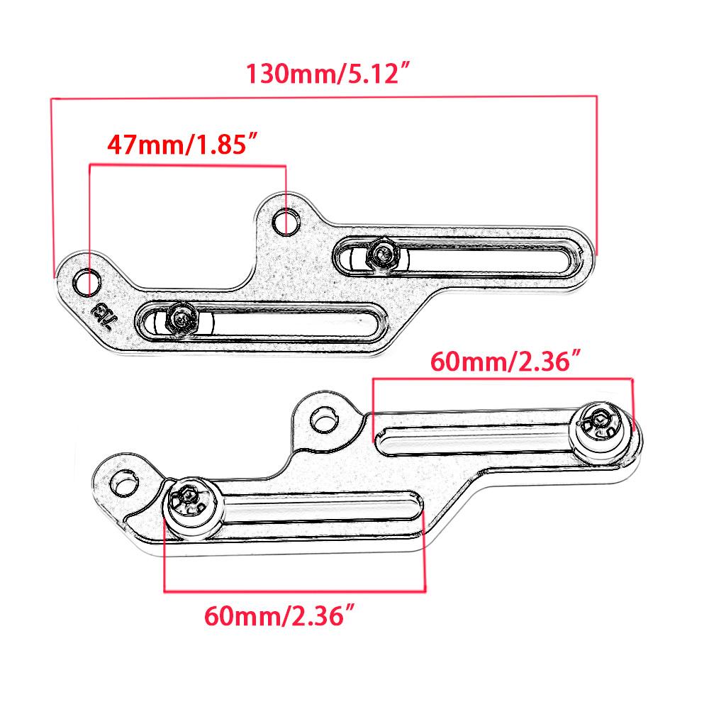 Motorcycle Windscreen Adjusters Aluminum Windshield Bracket For HONDA NC700X NC750X NC 700 750 X 2012 2012 2014 2015 Accessories