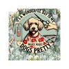 Dog Groomer Metal Wall Sign Pet Lover Gift Decor