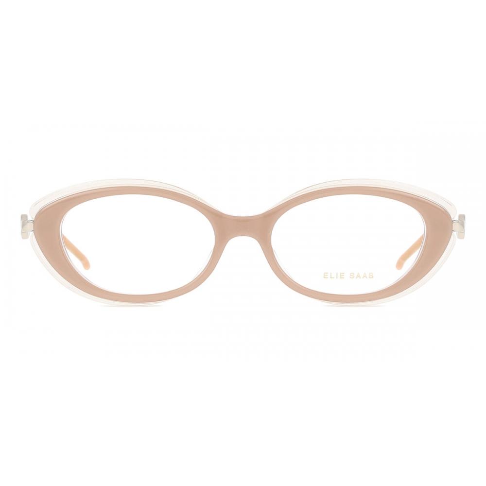 

Elie Saab 049 0fib Unisex Eyeglasses Brown/52-17-140