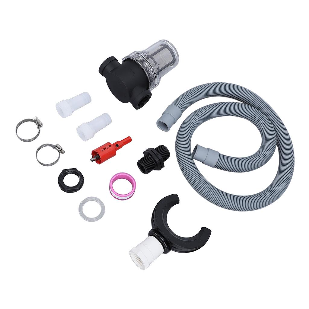 Rain Barrel Connector Kit Roof Rainwater Collector Rain Barrel Diverter With Filter Water Collection Hose Connection