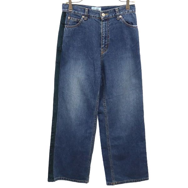 SERGE de bleu made in Japan Wide denim pants 36 blue jeans Women Used