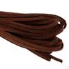 2 Pcs 2mm Flat Leather Beads Thread Suede Cord String for DIY Jewelry Crafts