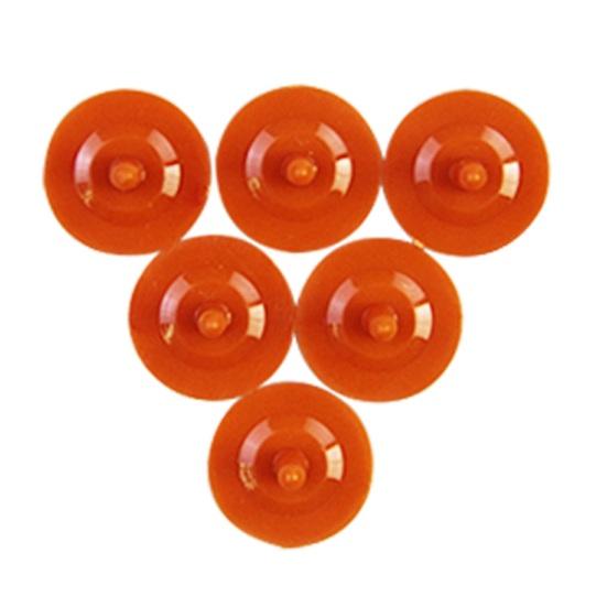 50 stk golfballmarkører Bulk ballposisjonsmarkører Flerfarget plast flat runde posisjonsmarkører Lett golftilbehør