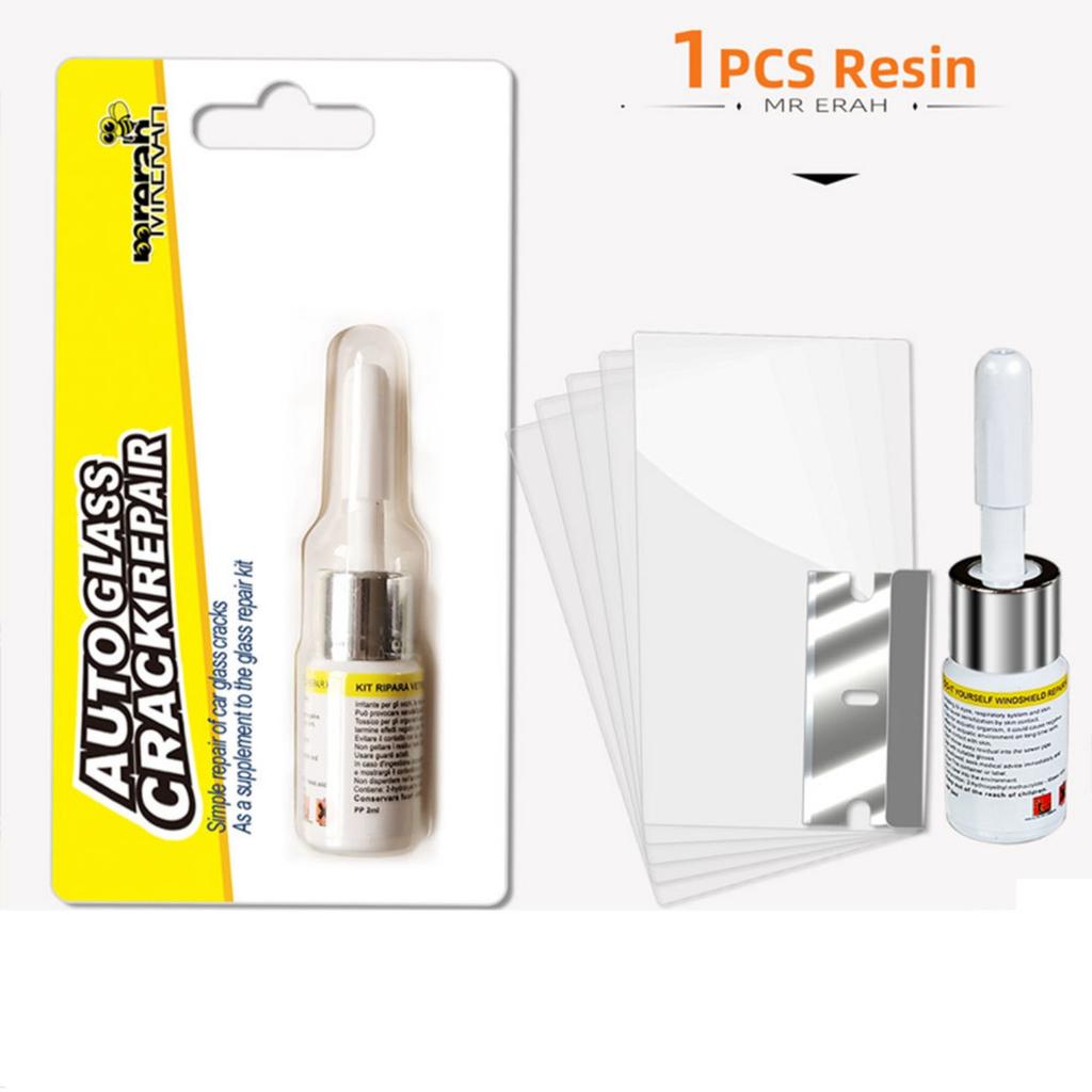 Windshield Crack Repair Kit, Windshield Repair Kit for Chips and Cracks, 1set Car Glass Repair Kit, Cracks Gone Glass Repair Kit Automotive
