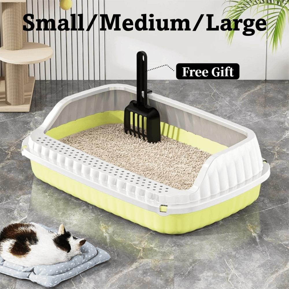 Katzentoilette mit hohem Rand Anti-Spritz Katzentoilette Katzentoilette Verhindert Sandaustritt Deodor