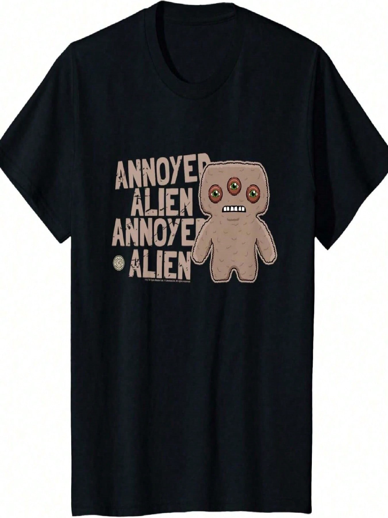S  Brown Annoyed Alien S T-Shirt S разноцветный