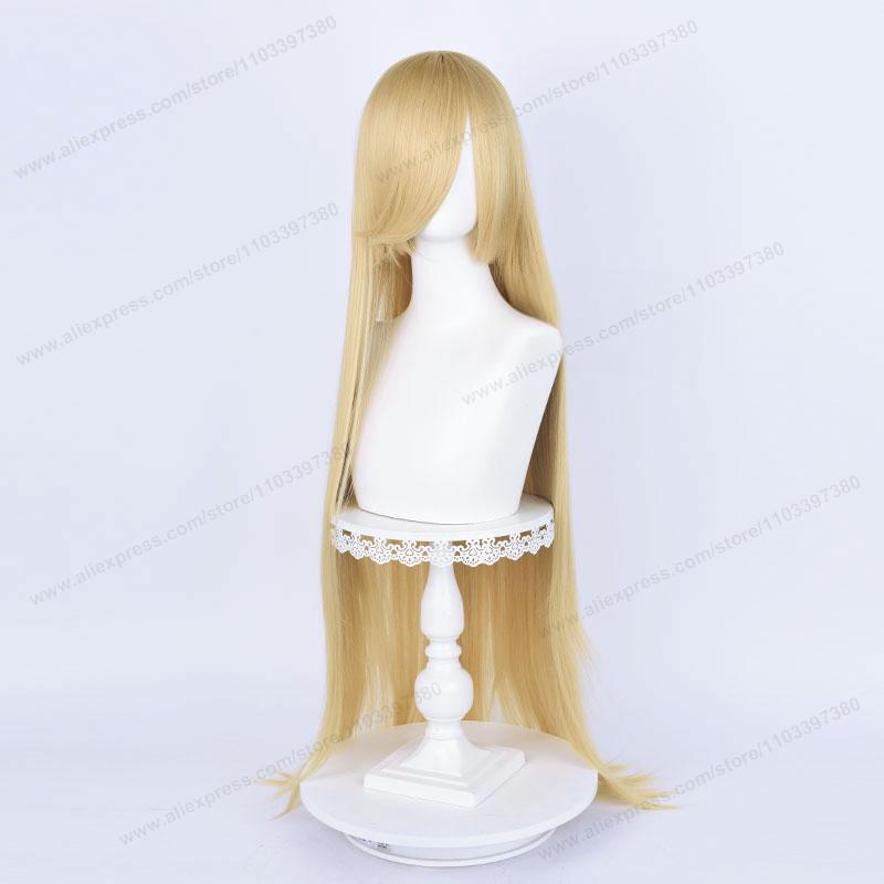 Anime 100Cm Long Staight Cosplay Synthetic Wig Black White Red Pink Brown Gold Blue Women Heat Resistant Hair High Quality Wigs