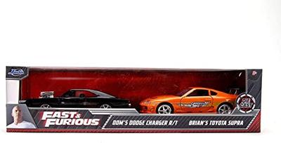 JADA TOYS 1/32 Maßstab Fast & Furious Diecast-Autos: Doms Dodge Charger R/T & Brians Toyota Supra [Importiert]