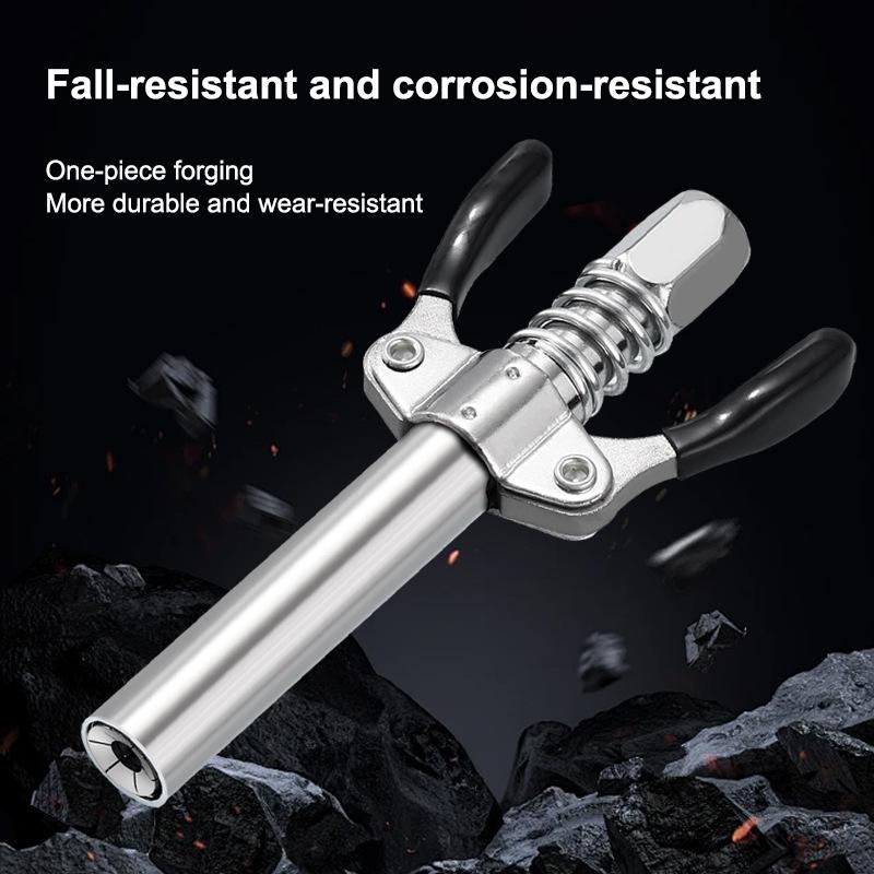 Grease Coupler 10000 Psi Npti/8 Oil Pump Quick Release Grease Tip Tool Car Syringe Lubricant Tip Grease Nozzle For Repair