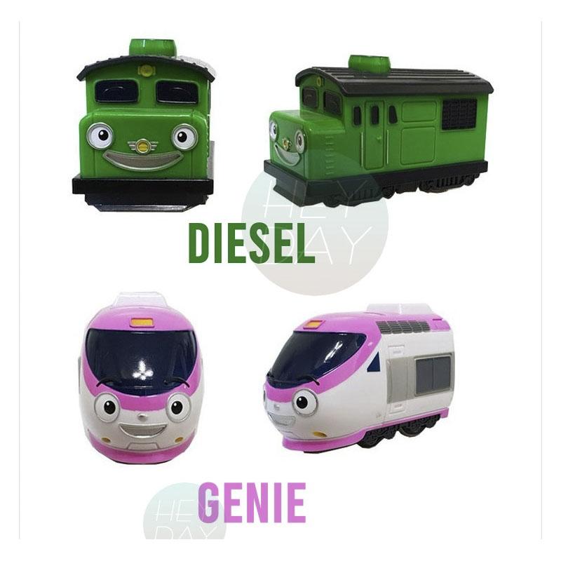 Titipo and Train Friends 5 pieces Set Pull Back Car Toy