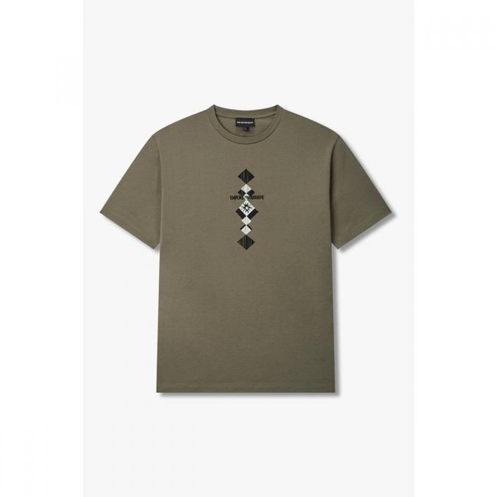 Emporio Armani Men S Diamond Logo T ShirT A516126073 S