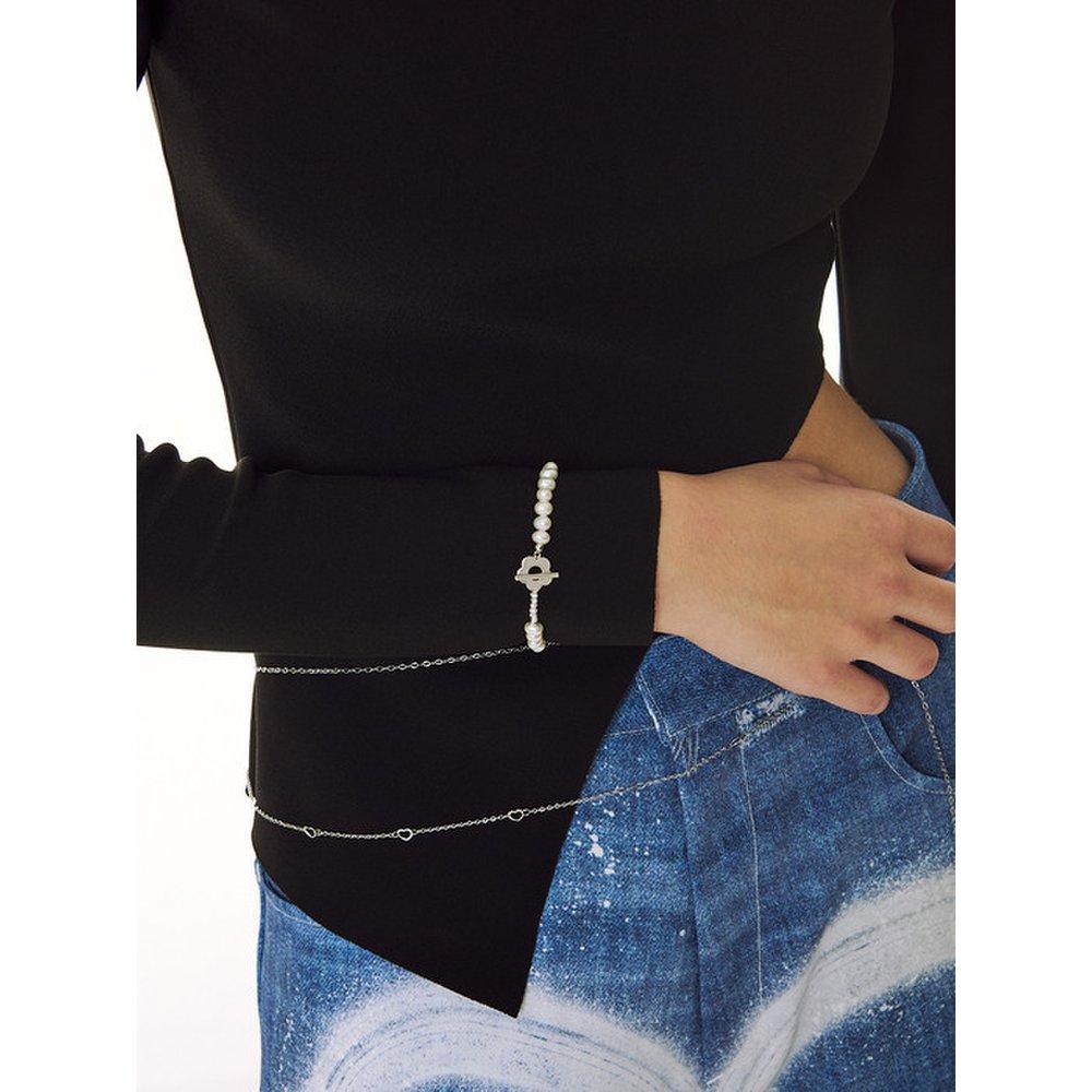 Flower Toggle Pearl Bracelet Pearl Bracelet