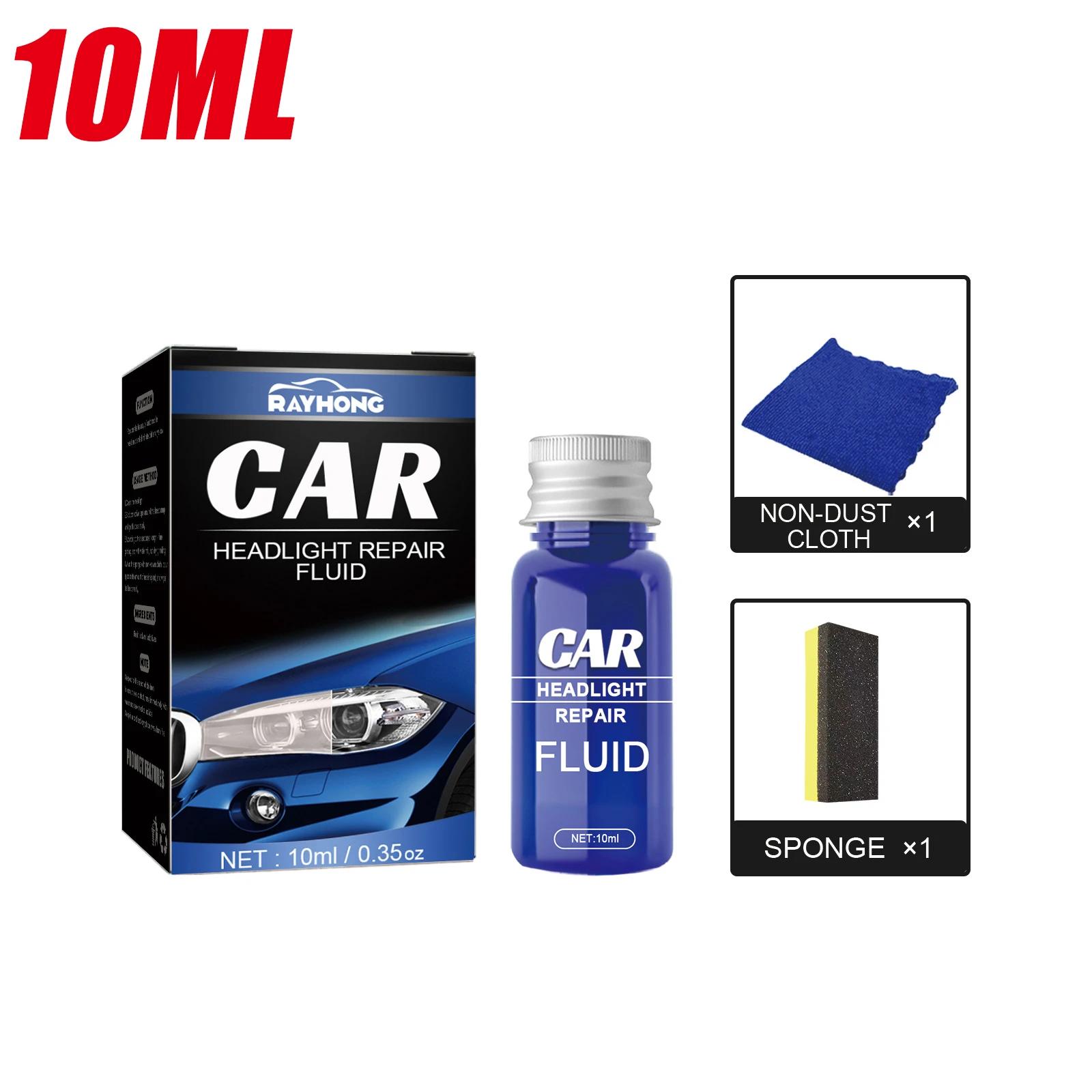 Жидкость для ремонта автомобильных фар Наборы для реставрации фар Восстановление Удаление желтизны Окисленная паста Полимерная для фар Ремонт Полировка