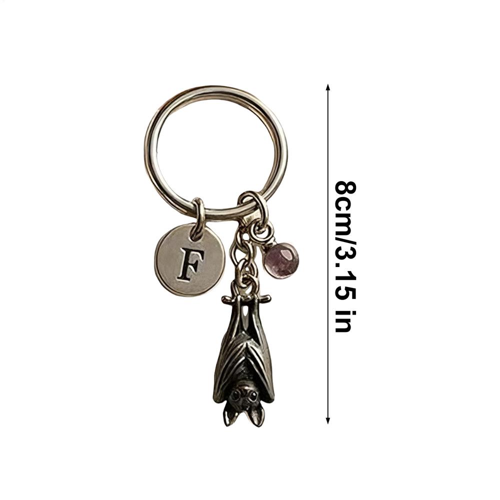

Halloween Keychain Inspirational Spooky Key Ring Bat Spooky Keychain for Men Kids Adults Stocking Stuffers Classroom Prizes