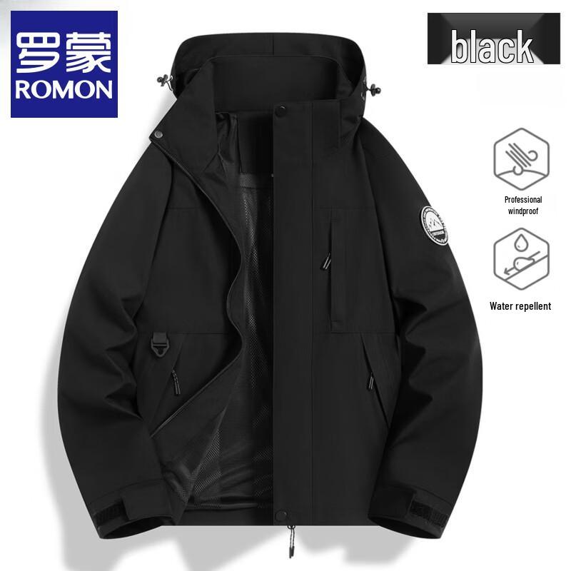 

Luomeng Unisex Outdoor Windbreaker Jacket 5XL