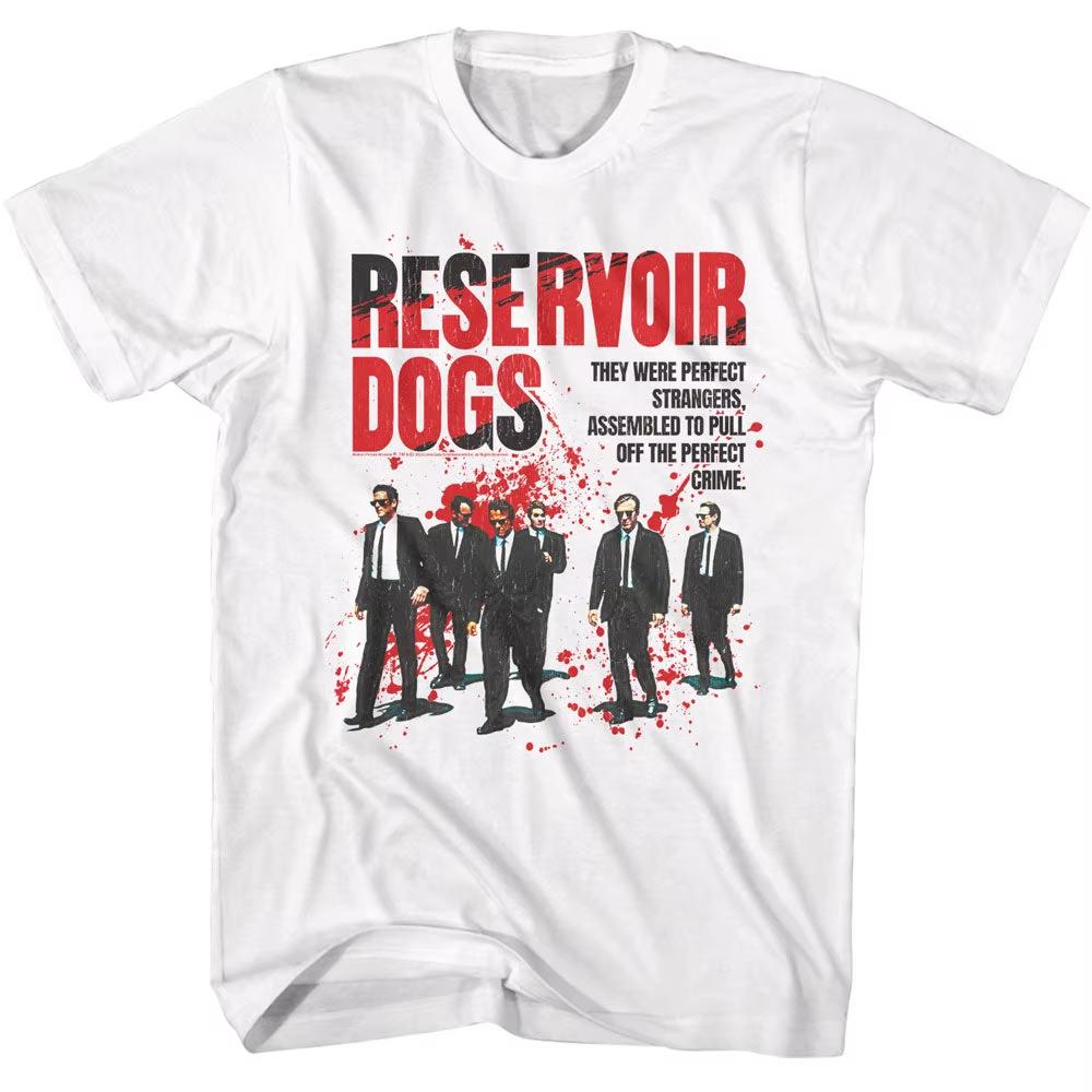 Reservoir Dogs 90s Quentin Tarantino Crime Movie T Shirt Retro Graphic Print Cotton Oversized Unisex Comfortable High Quality