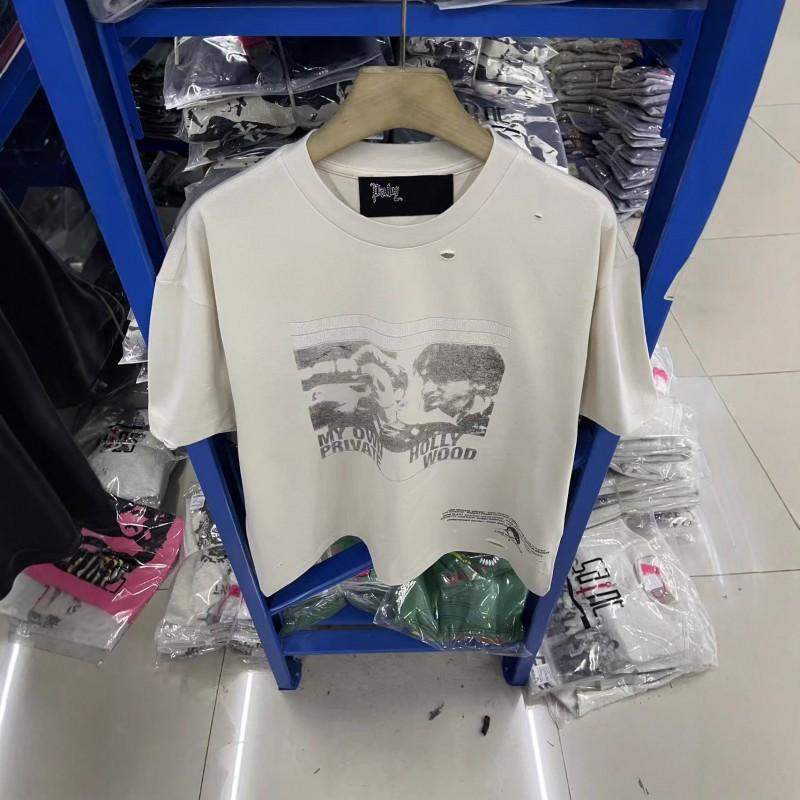 Unisex Casual Cotton T-Shirt With Graphic Print Loose Fit Round Neck Short Sleeve Youth Daily Wear