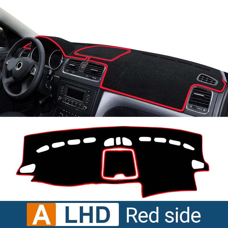 

Для Skoda Yeti 2009 2010 2011 2012 2013 2014 2015 2016 2017 Чехол на приборную панель автомобиля, защитный коврик от света, анти-УФ-ковры, нескользящий коврик