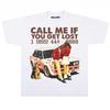 Camiseta Vintage Cultura Pop Llámame si te Pierdes