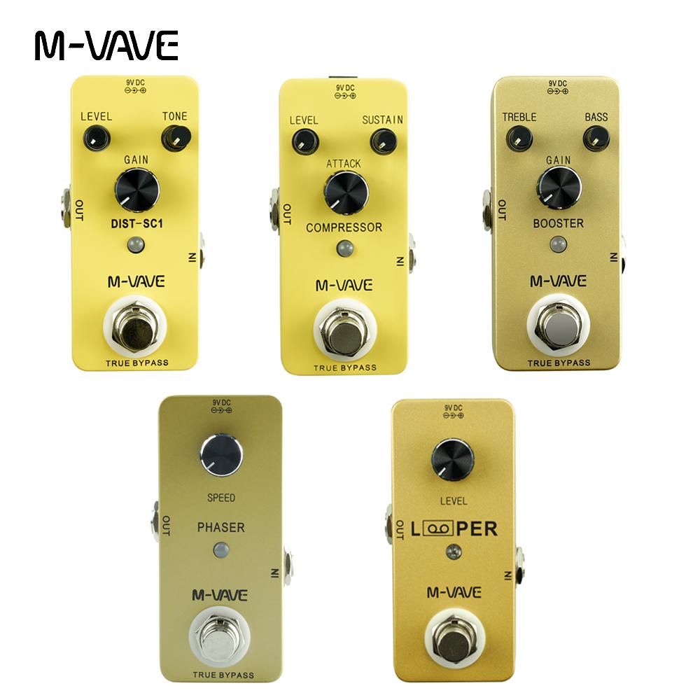 M-VAVE Guitar Effect Pedal Multi-effects Pedal Compressor/Booster/Overdrive/Delay/Reverb/Distortion/Looper/IR BOX/Chorus/Tremolo