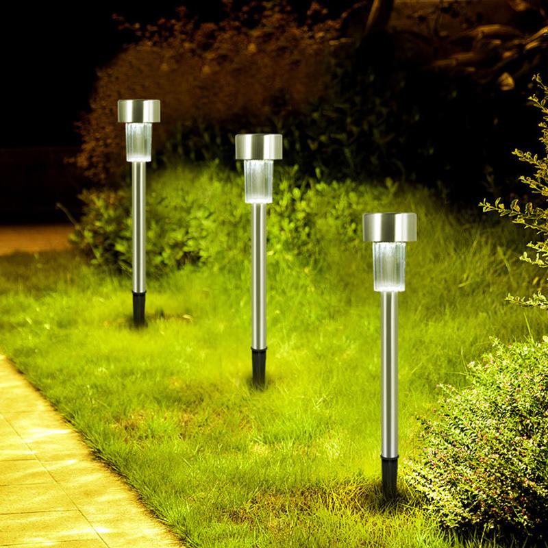 Solar Outdoor Lights Garden Lamp Solar Powered Waterproof Landscape Path Outdoor For Yard Lawn Patio Decorative