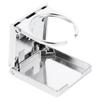 SHINYPASING RV Camper Foldable Cup Holder Silver Screw Fixed Car