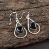 Schwarzer Onyx Cab Edelstein Schmuck, 925 Sterlingsilber Ohrringe, Wunderschöne Onyx Silber Ohrringe für Thanksgiving Geschenk