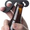 Compact One-Handed Bottle Opener with Magnetic Suction , Portable Aluminum Beer Bottle Opener for Hiking, Camping, and Home Use