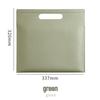A4 Leather Korean Style Large Capacity Magnetic Snap File Folder
