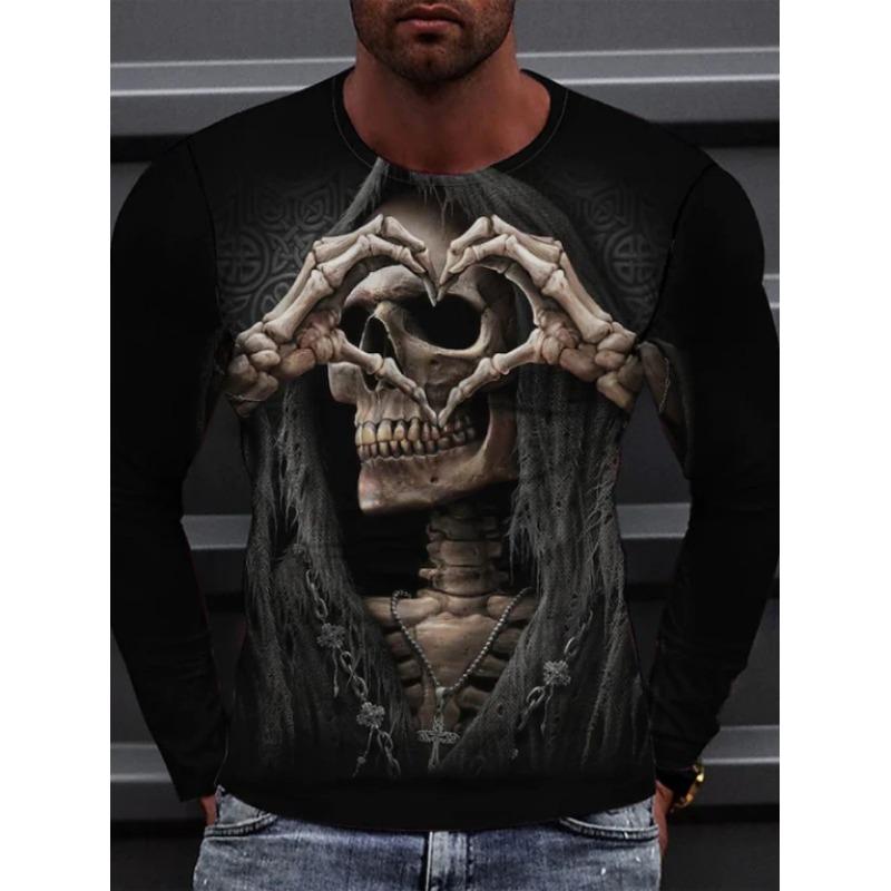 

Men s Summer Youth Sports Slimming Digital Printing Large Size Long T Men T-Shirts Men’s 6XL