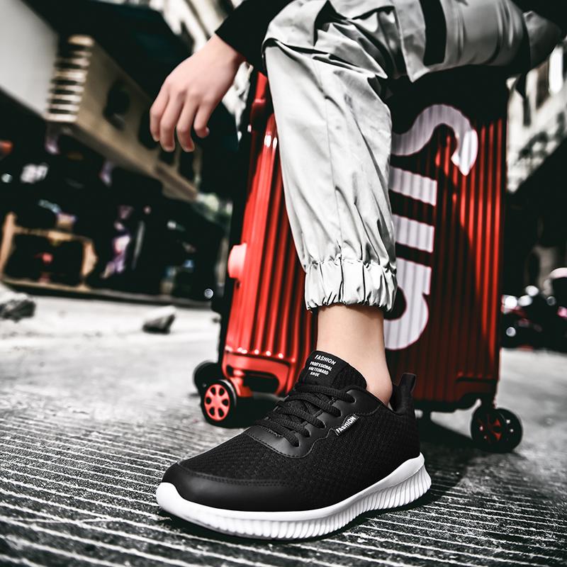 Сверхлегкие кроссовки большого размера с дышащей сеткой для бега по реке вверх по течению — фото 11