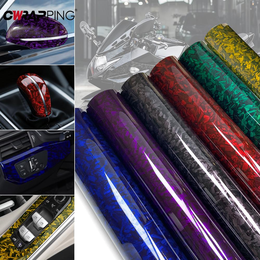 Carbon Fiber Sticker Anti-scratch Customized Stickers Air Release Wrapping Foil Car Sticker Outside Waterproof Car Wrap Vinyl