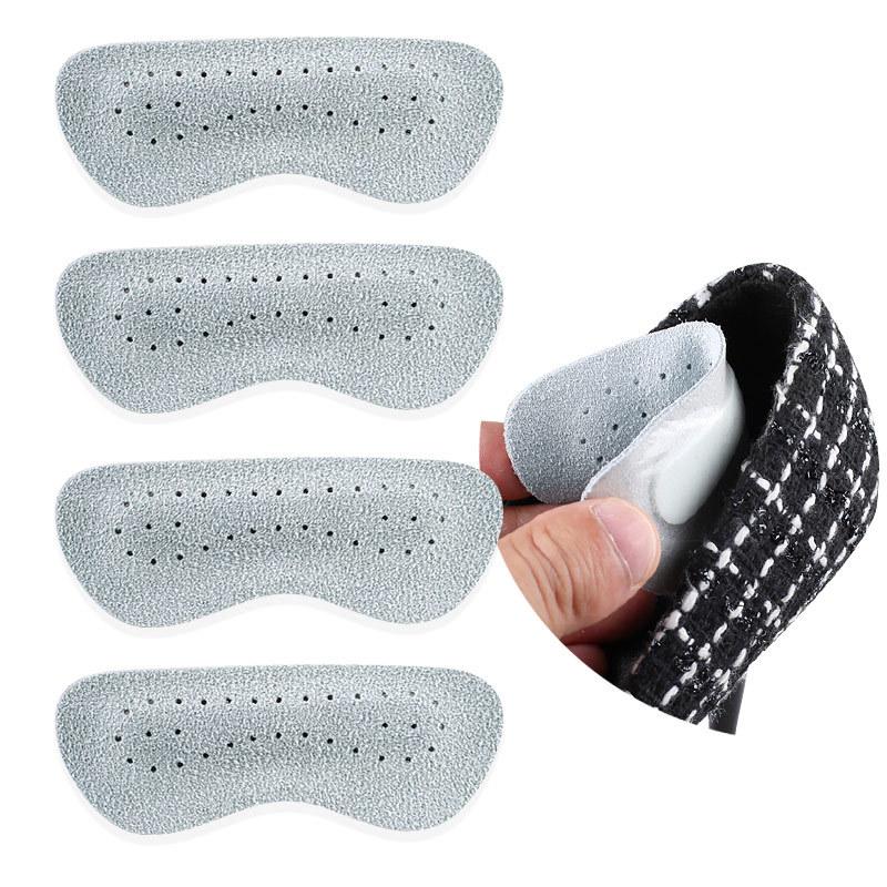 Cow Leather Anti-wear Heel Sticker High Heels Anti-wear Heel Anti-wear Foot Half Size Pad Adjustment Code Does Not Follow The Heel Sticker