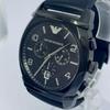Used 11 ARMani Black Chronograph Working