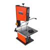 Bandsäge, 254 mm, Zweigeschwindigkeits-Tischbandsäge mit 373W 1/2 PS Motor, 160 mm max. Schnitthöhe, 335 x 340 mm Gusseisentisch, mit 360° Arbeitsleuchte,