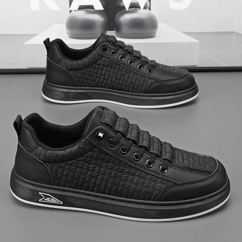 2025 Spring Men's Sneakers Breathable Men Casual Shoes Slip-on Mens Board Shoes Comfortable Soft Mens Sports Shoes Tenis Hombres