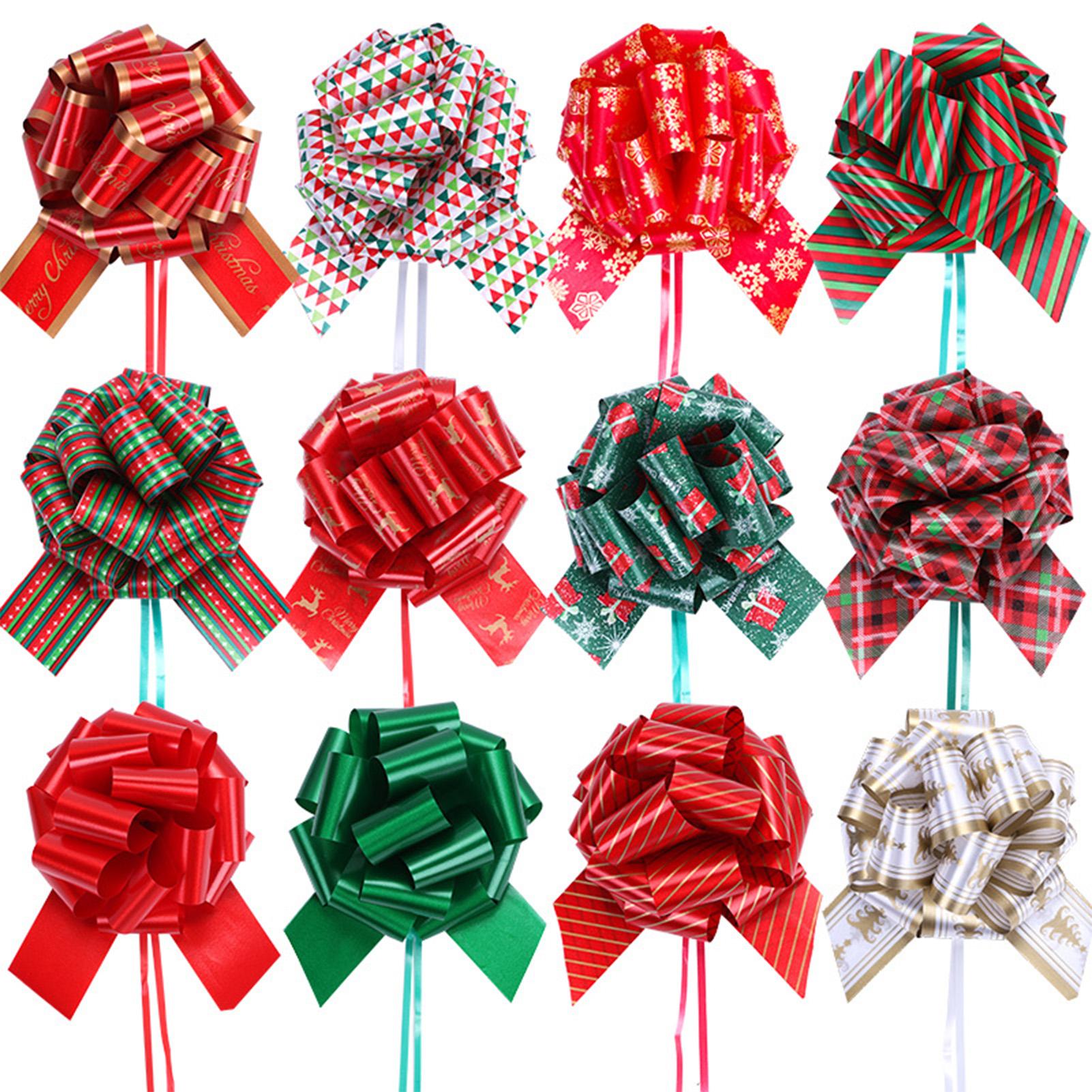 

12Pcs Christmas Honeycomb Decorations Set Holiday Party Supplies Red Green Paper Craft