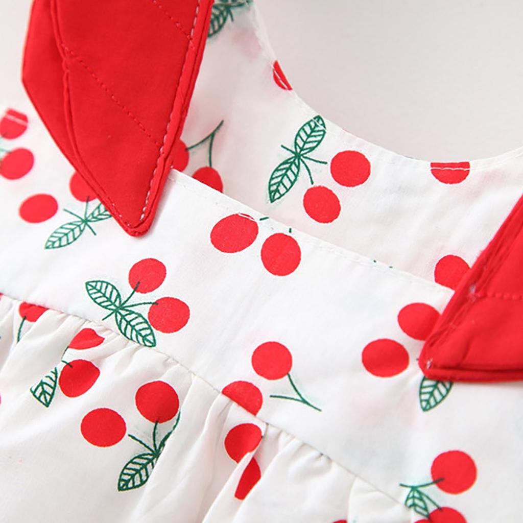 Summer Girls' Cute Sleeveless Sling  Print Dress Children's Skirt