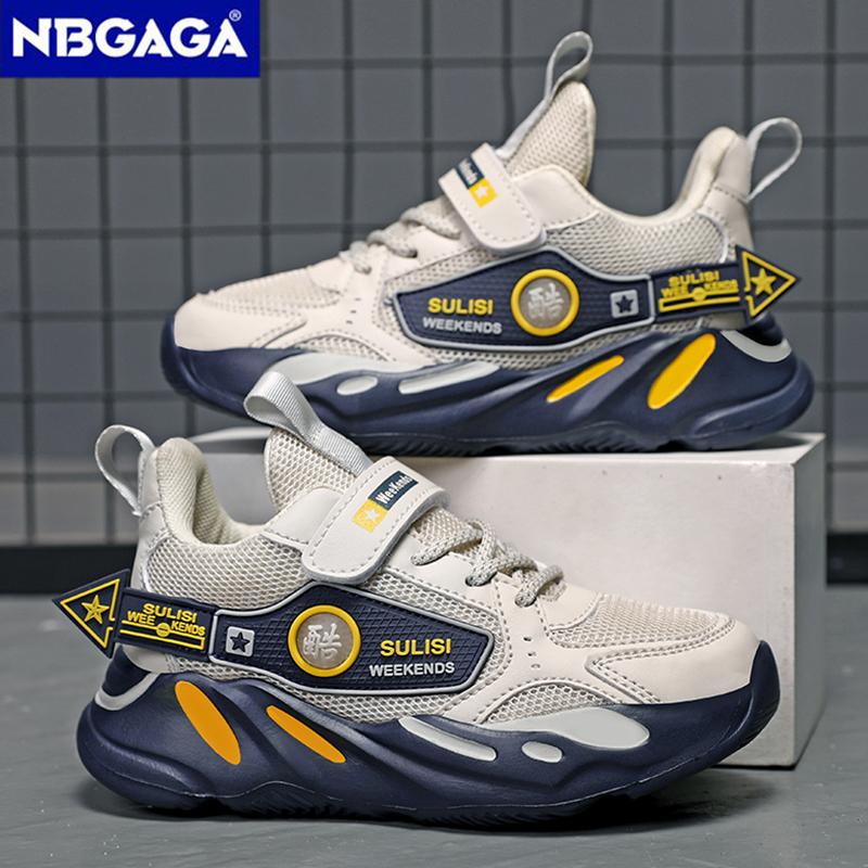 Fashion Boys' Shoes Breathable Mesh Children's Summer Casual Shoes Outdoor Non-slip Kids Lightweight Sneakers Size 28-39